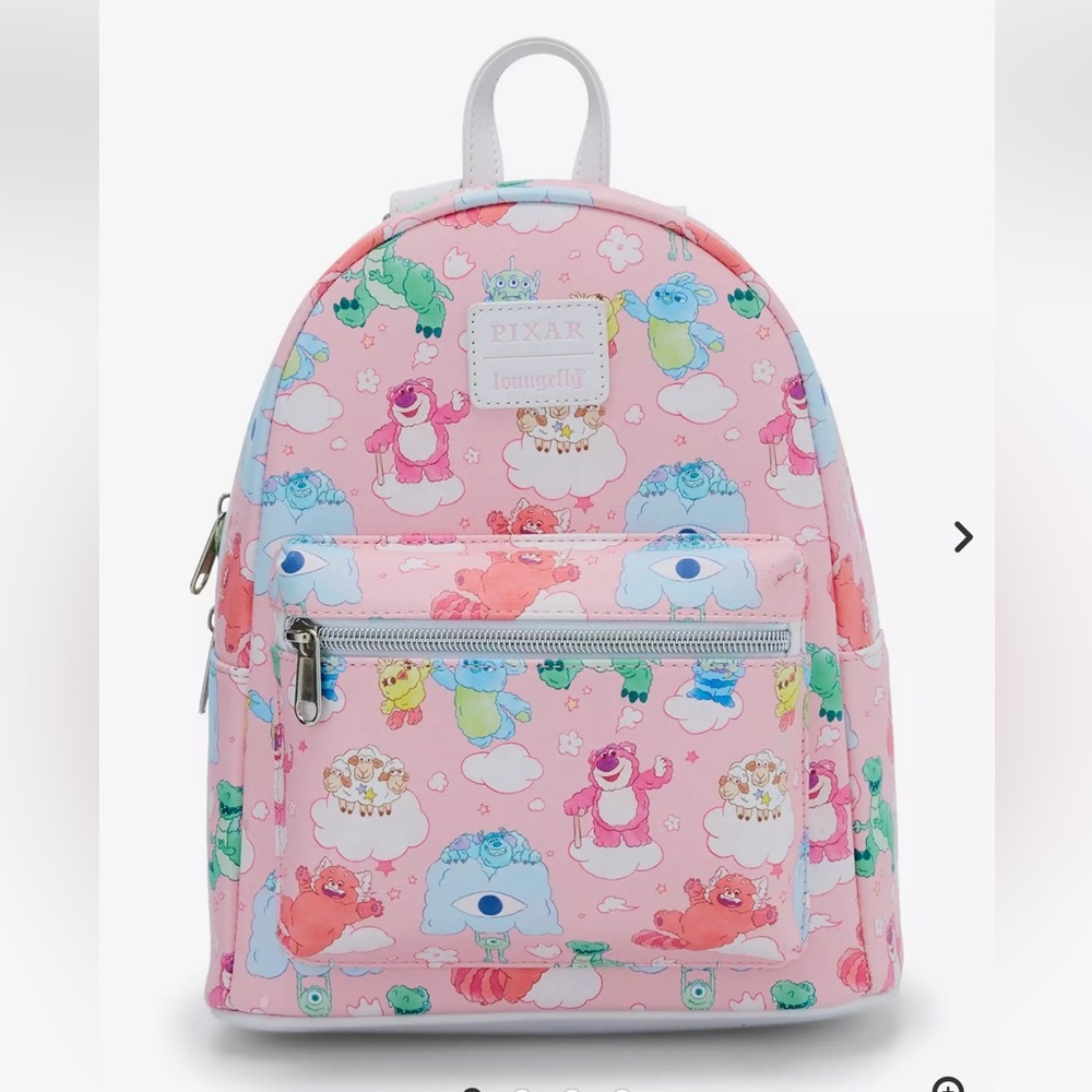 Loungefly Disney Pixar Characters On Clouds Mini Backpack